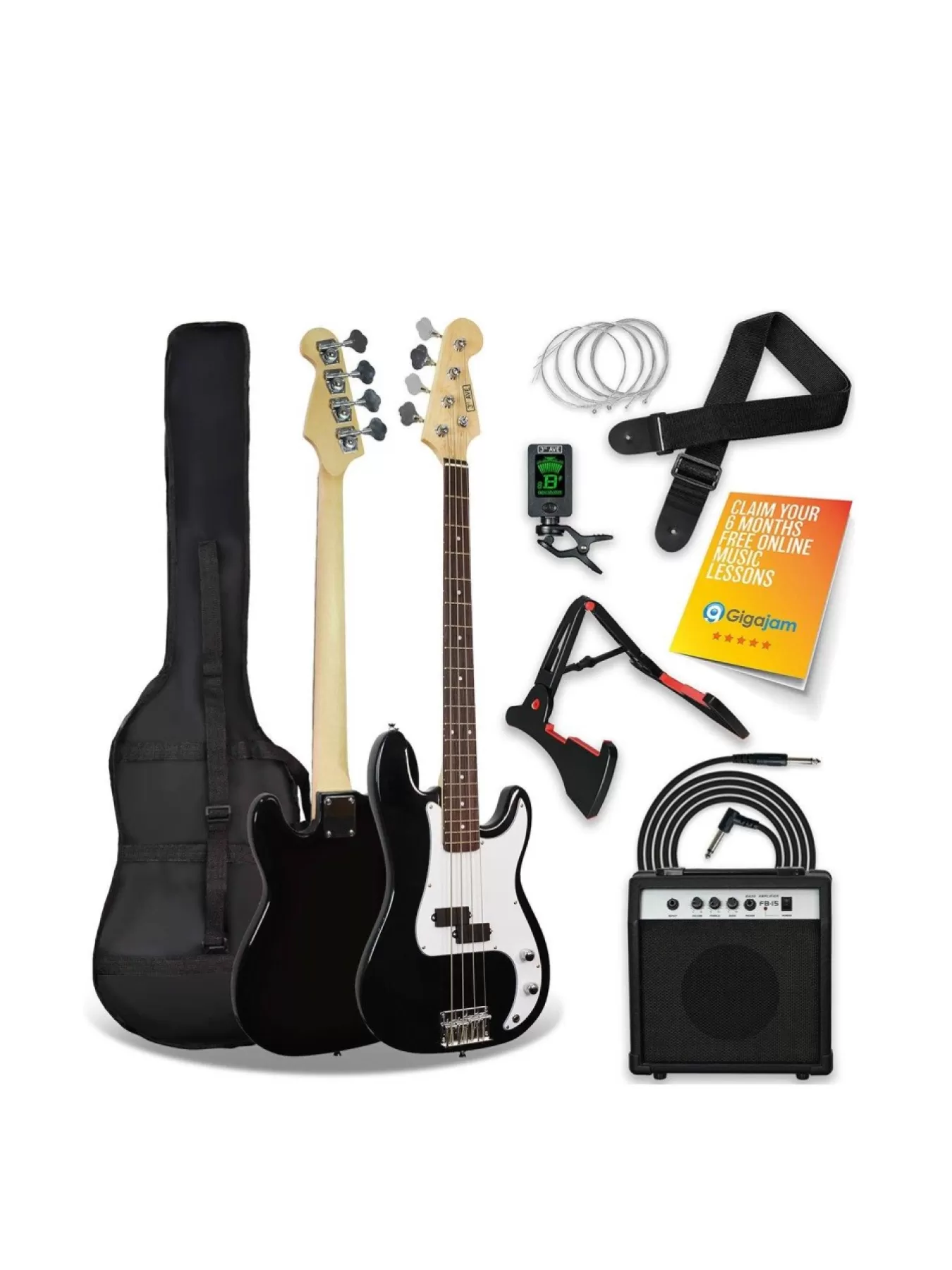 3rd Avenue Rocket Series Electric Bass Guitar Pack* 3Rd Avenue