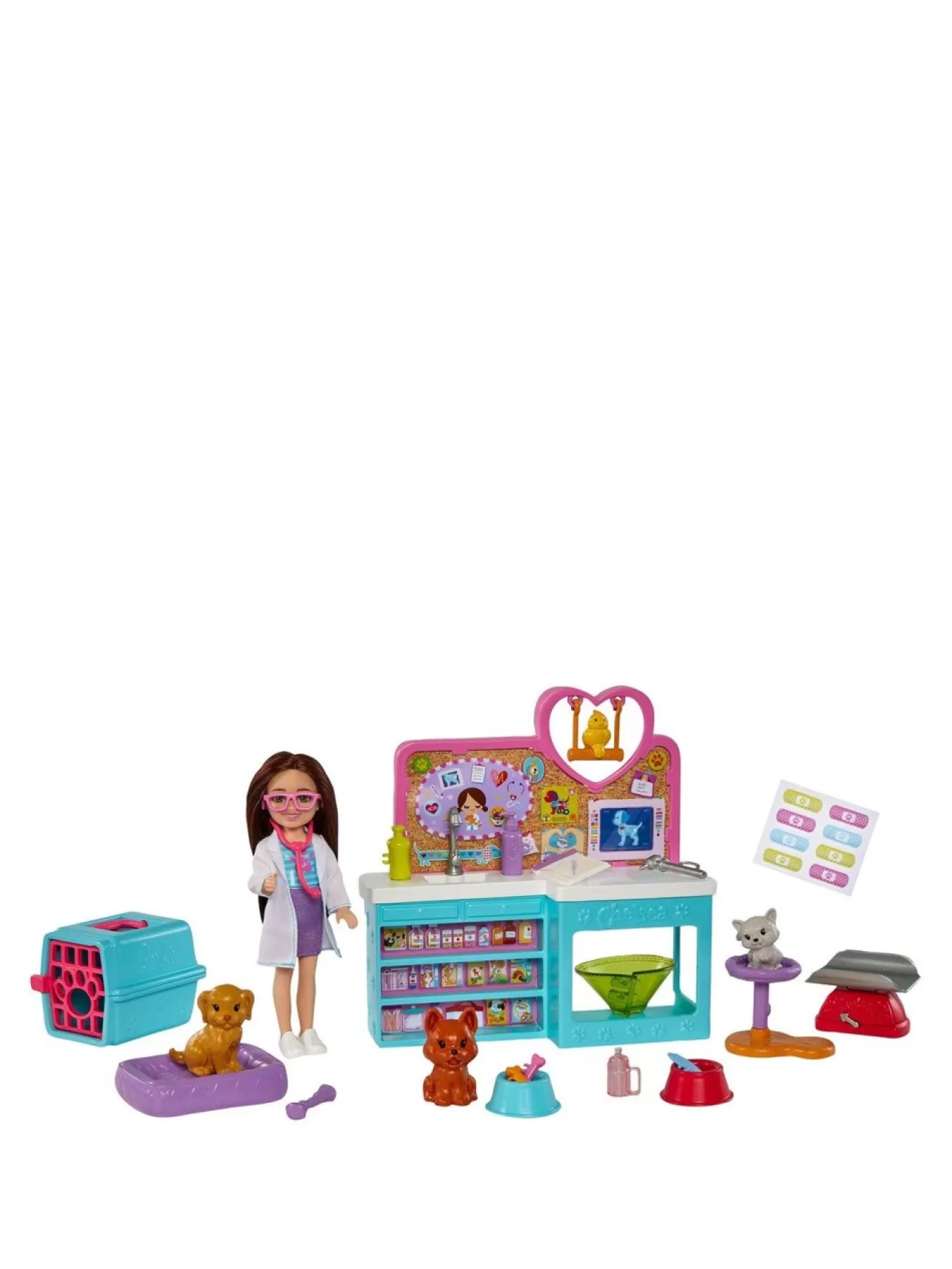 Barbie Chelsea Pet Vet Career Doll And Playset* Barbie