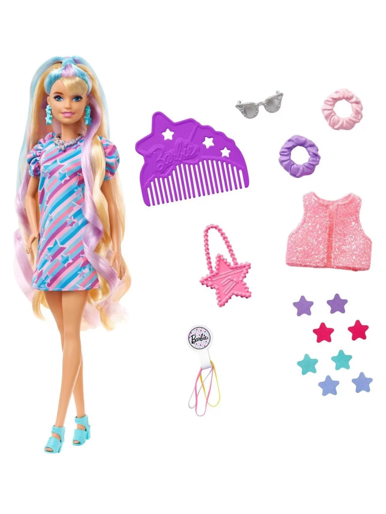 Barbie Totally Hair Doll – Star Theme* Barbie