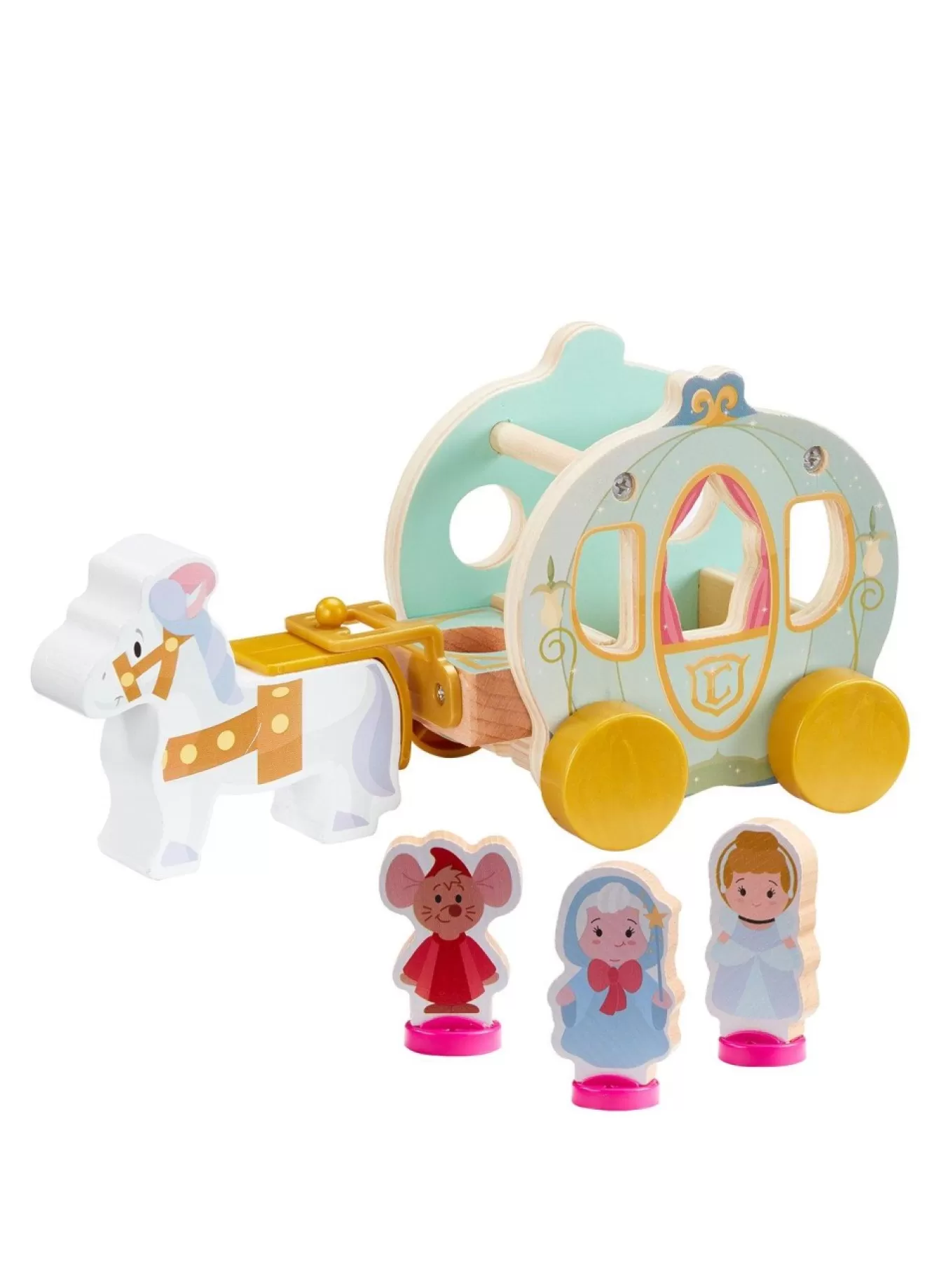 * Disney Princess Wooden Cinderella Pumpkin Carriage Set* Disney