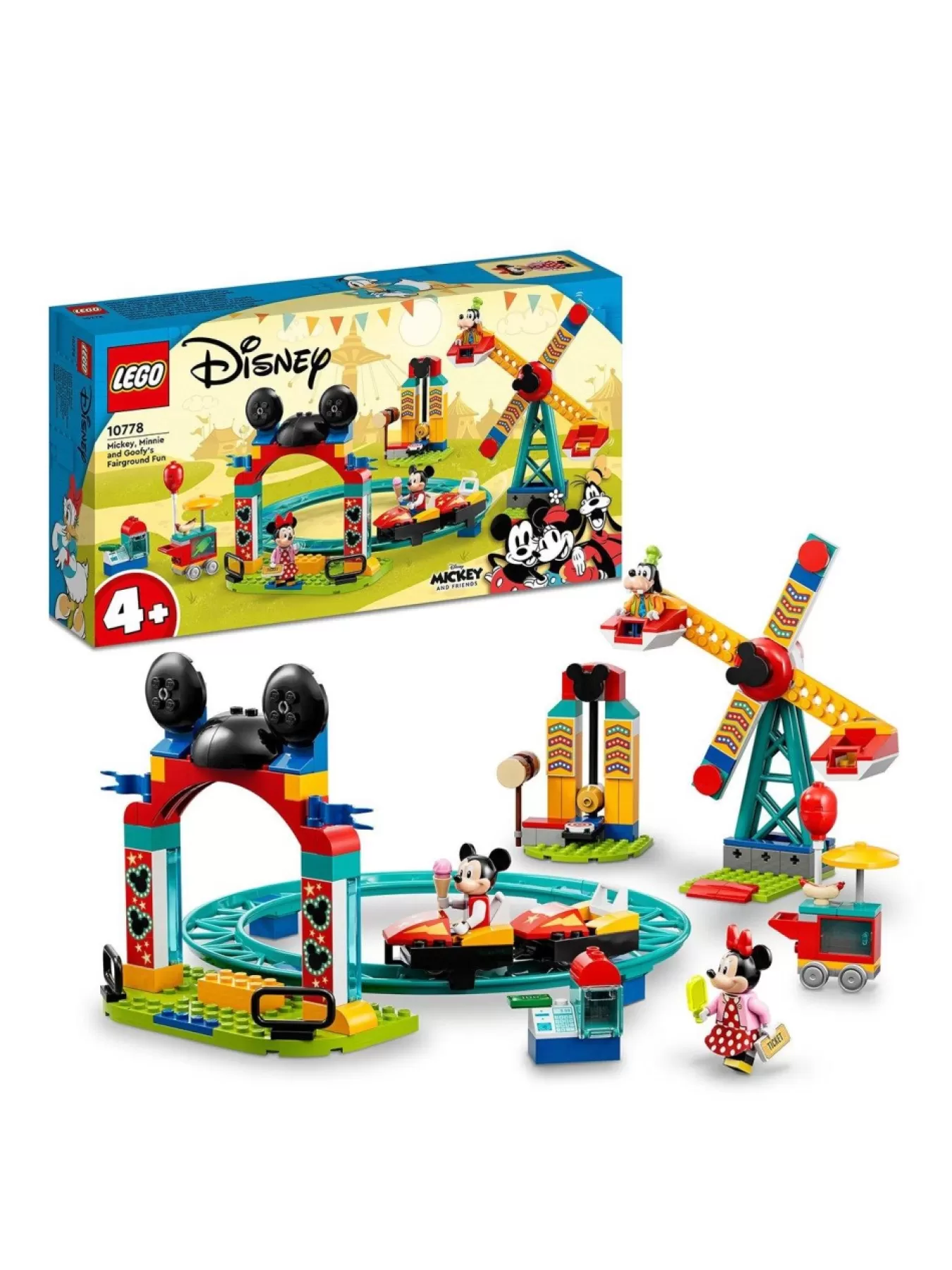 * Lego Disney Mickey, Minnie & Goofy's Funfair Set 10778* Lego