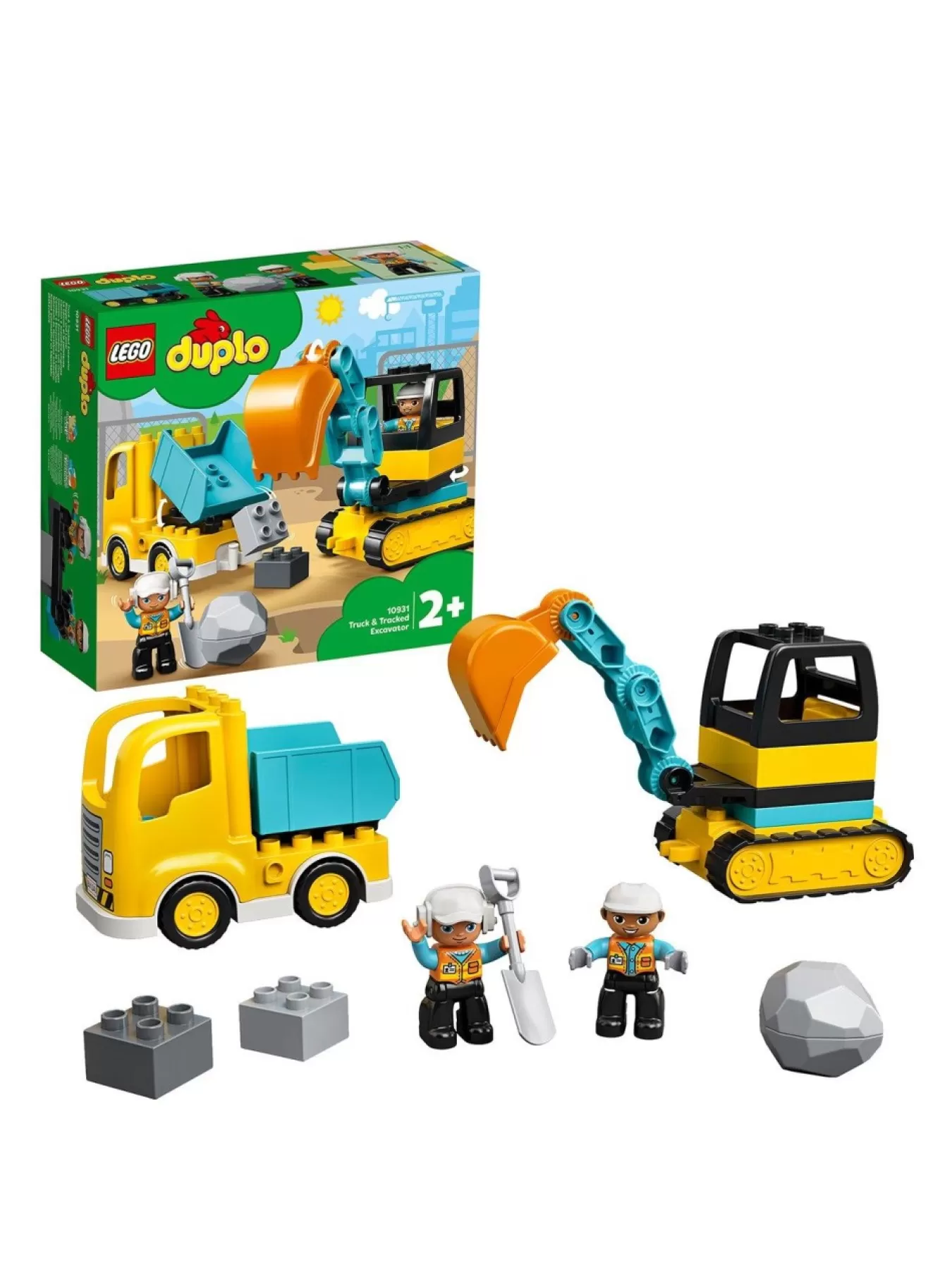 * Lego Duplo 10931 Construction Truck & Tracked Excavator* Lego