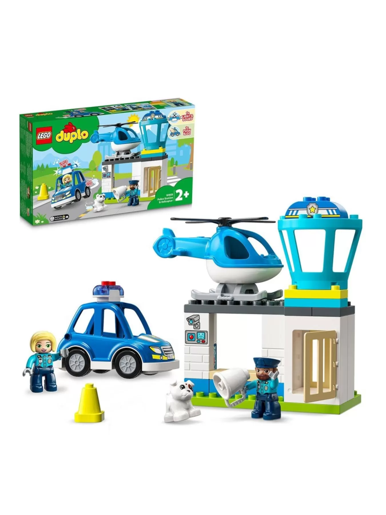 * Lego Duplo Police Station & Helicopter Toy 10959* Lego